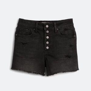 Just USA Women's Charcoal Distressed Boyfriend Jeans